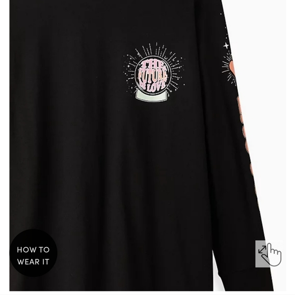 EVERYDAY TEE - SIGNATURE JERSEY FUTURE IS LOVE BLACK Size 2 - Picture 2 of 9